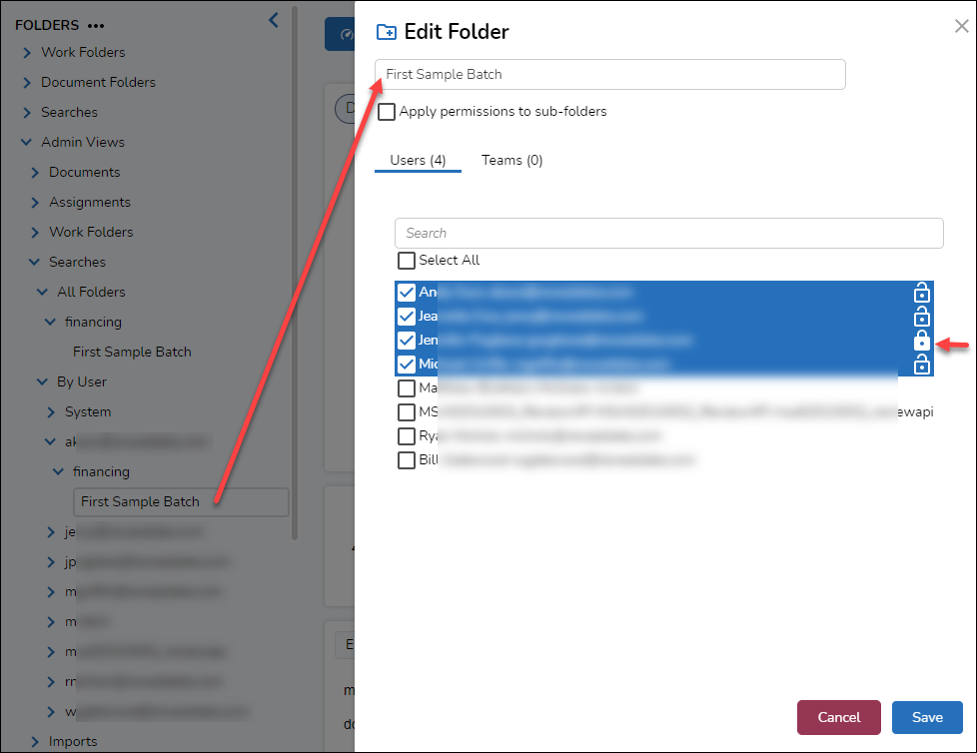 Admin Views Searches